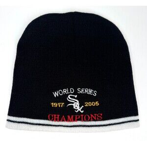 Chicago White Sox 2005 World Series Champions Vintage Knit Winter Beanie Hat
